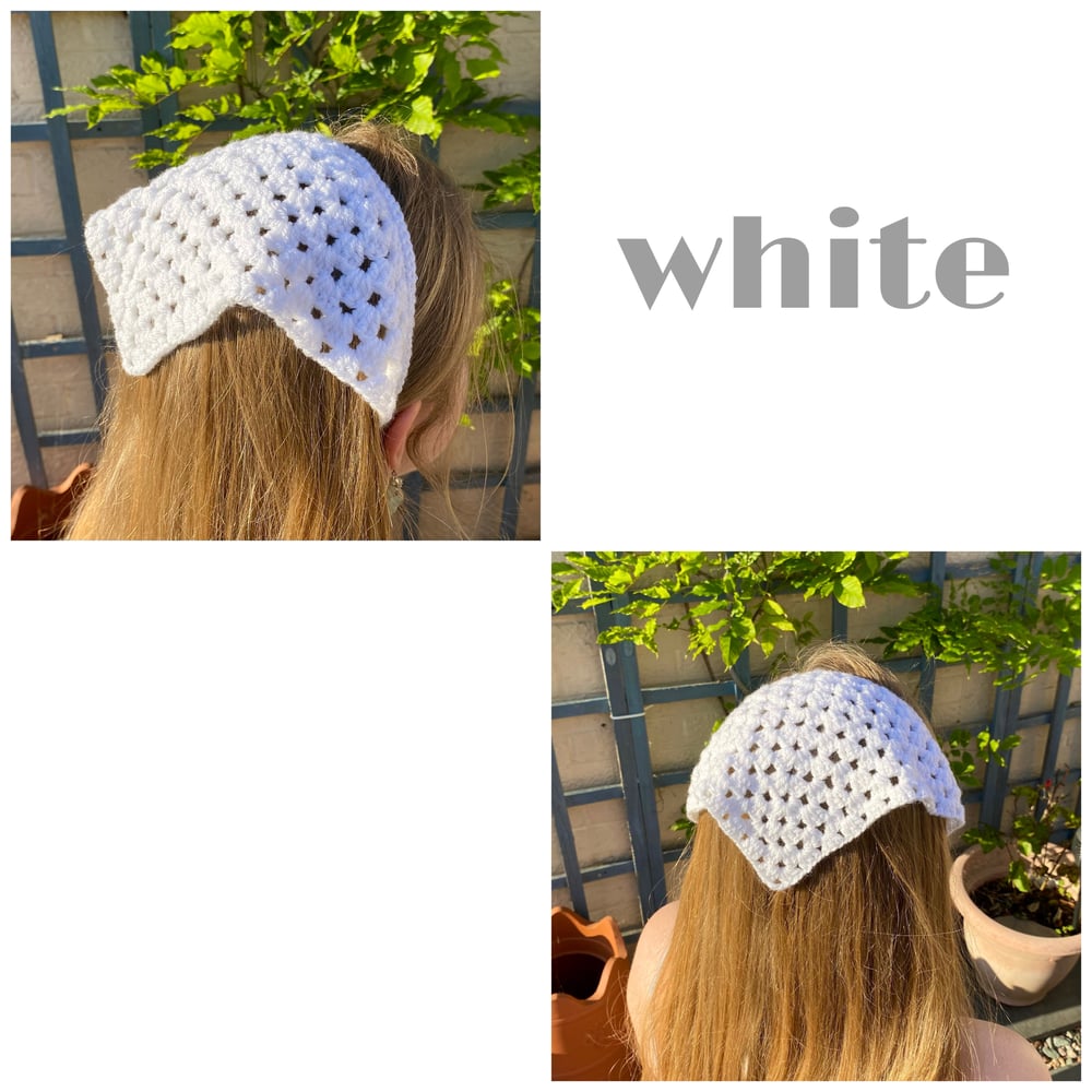 Image of Crochet Bandana