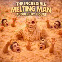 Image 1 of The Incredible Melting Man Puddle Toy Figure 