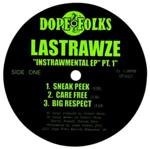 Image of LASTRAWZE "THE INSTRAWMENTAL EP" PART 1  ***SOLD OUT***
