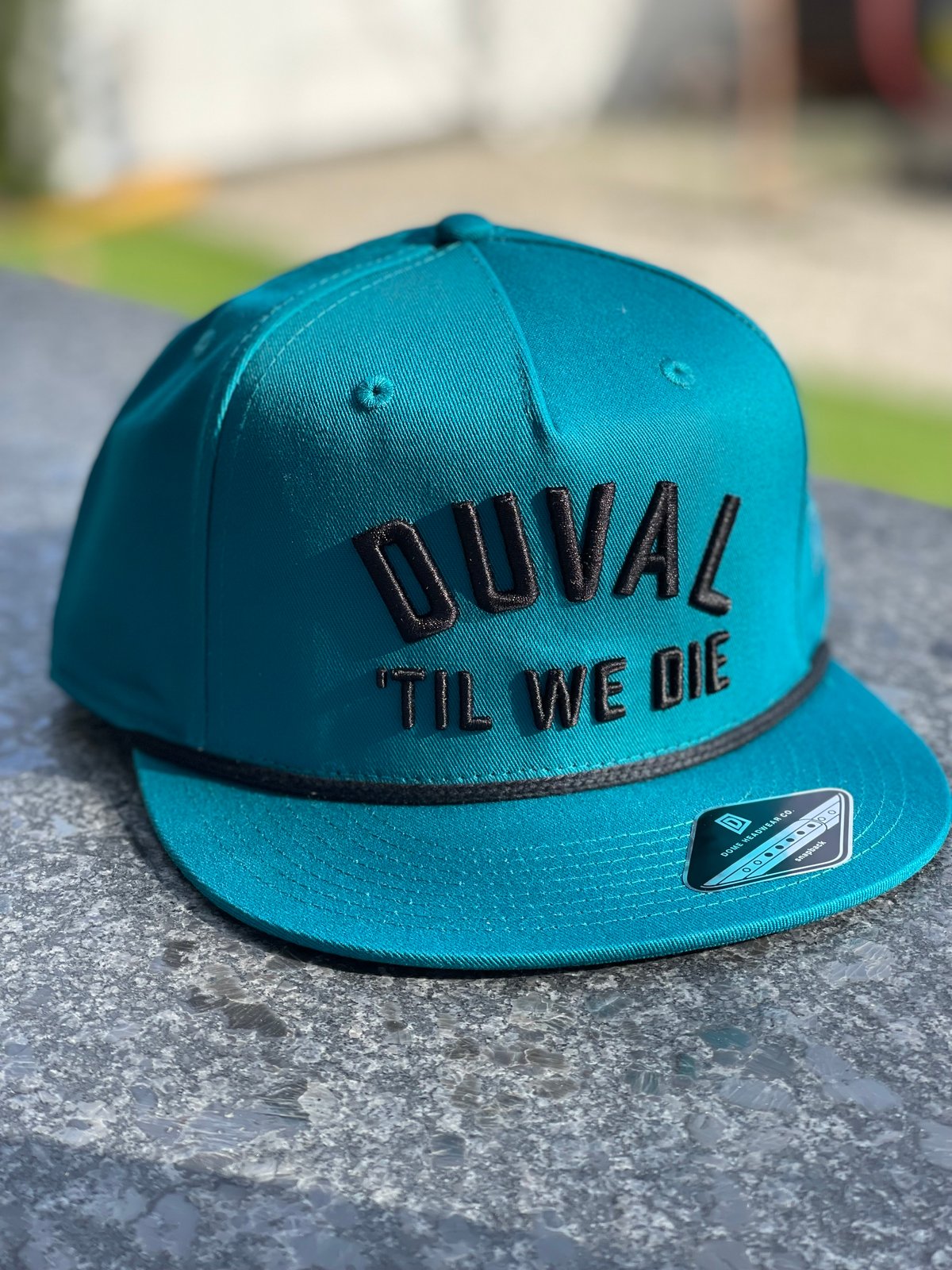 Image of Duval Til We Die - Teal Rope Hat