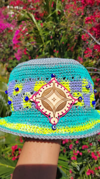 Image 1 of Connected Crochet Cosmic Cap