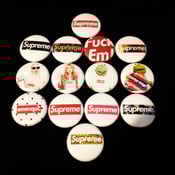 Image of Supreme Box Logo Buttons