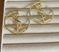 Gold Stylish Hoops