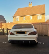 Image 2 of X4 Mercedes Cla45 Amg diffuser strip stickers 