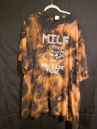Image 1 of 4XL Man I Love Frogs Tie Dye Shirt