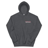 Image 4 of HV Cursive print hoodie (multiple colors)
