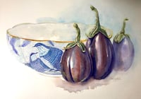 Image 1 of Imari and eggplants