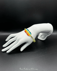 Image 3 of Love Is Love Uranium Bracelet