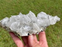 Image 3 of UV Fan Calcite With Druzy Quartz Pockets #1836
