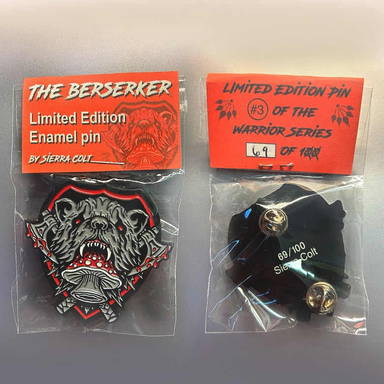 Image of “The Berserker” Enamel Pin by Sierra Colt