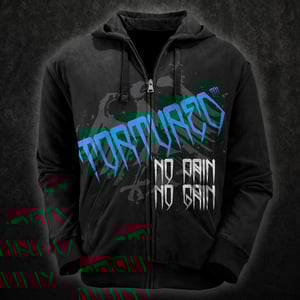 Image of "No Pain No Gain" Zip Hoodie