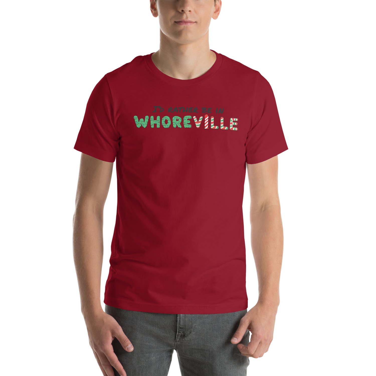Image of Officially licensed I'd rather be in whoreville Unisex t-shirt