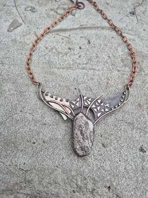 Necklace with pebbles from lake Como