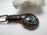 Image 1 of Kyanite and Copper Pendant