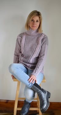 Image 5 of Lambswool Polo Neck - Made In Ireland 