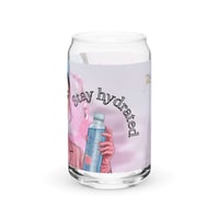 Image 4 of Can-shaped glass_Stay hydrated_16 oz