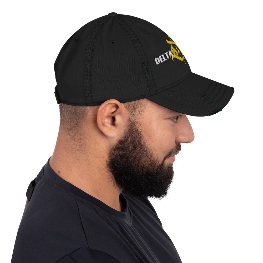 Delta Circle Distressed Dad Hat