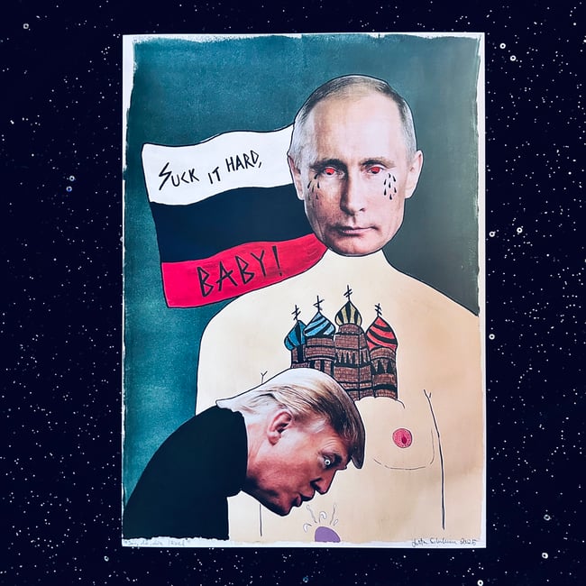 Print - Sug då, din jävel!