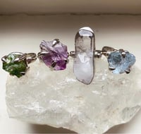 Image 3 of Raw Cut Crystal Ring