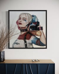 Image 2 of “Fractured” Harley Quinn canvas and paper PRINTS