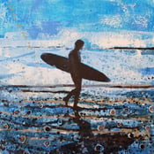 Image of Surfer Returning, Fistral Beach