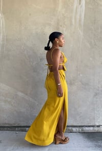 Image 2 of STORM MAXI SKIRT | MUSTARD