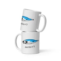Image 3 of White glossy mug anchovy 