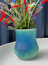 Image 5 of Turquoise glaze Small Body Vase