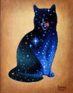 Image of Celestial Cat - 11" x 17" Archival Print