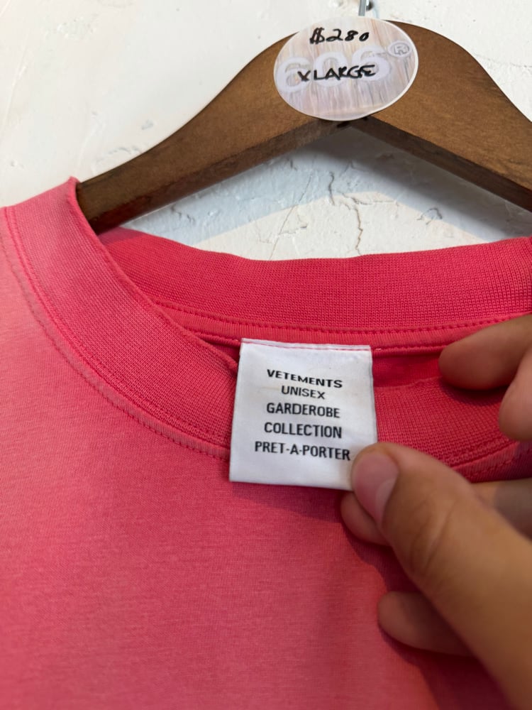 Image of Vetements Reincarnation Service Tee
