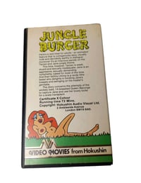 Image 6 of Jungle Burger VHS Rare Hokushin Version Pre-cert Pal