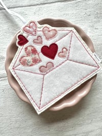 Image 1 of Readymade Love Heart Envelope Decoration 