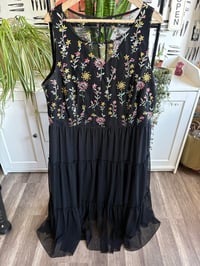 Image 1 of Lane Bryant Sheer tier dress 