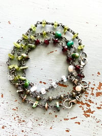 Image 3 of turquoise and gemstone bracelet