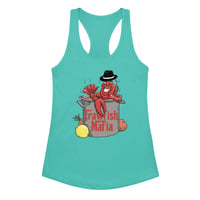 Image 11 of Crawfish Mafia Women’s fitted racerback tank top
