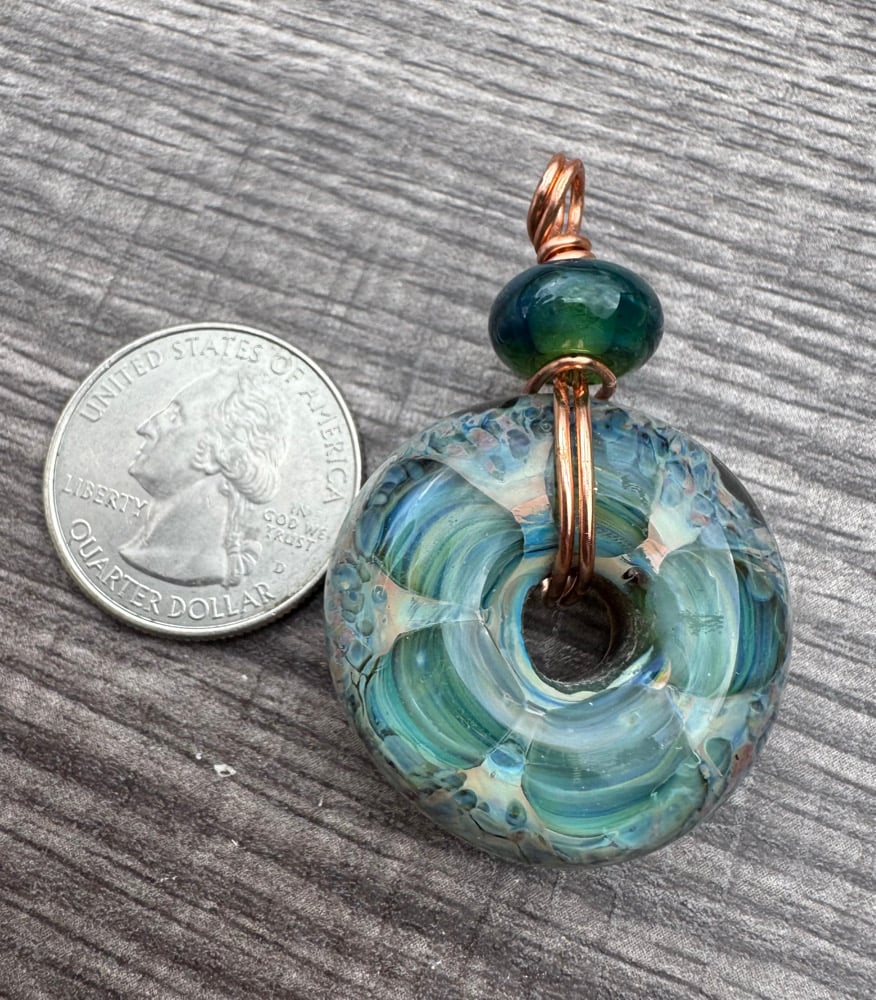 Image of Wrapped Bead Pendant