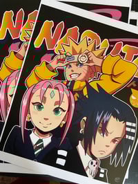 Image 2 of Naruto x Soul Eater Print