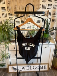 Image 1 of NWT black birthday suit swimsuit 