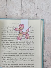 Image 6 of Pink Balloon Dog Magnetic Bookmarks