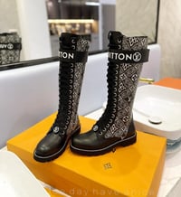 Image 3 of LOUI TALL COMBAT BOOTS