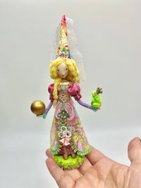 Image 1 of The Frog Prince and Princess, miniature art doll figure