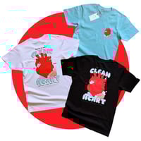 Image 1 of "Clean Heart" Mid-weight T-Shirt