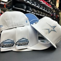 Image 2 of New Era 59Fifty Shoe Pack Optic White DashMark Mesh 