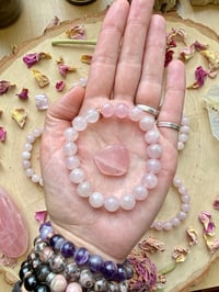 Image 3 of Rose Quartz Energy Bracelet