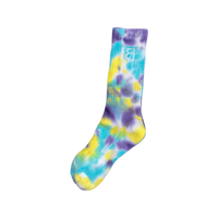 Image 2 of Mixed tie dye socks 