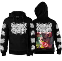 Image 2 of [PRE-ORDER] YANDERE CHAINSAW REGURGITATION FACTORY - PULLOVER/ZIP-UP HOODIES