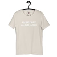 Image 2 of I’m not gay unisex t-shirt