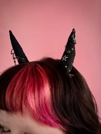 Image 2 of Devil Horn Hair Clips *Made To Order*