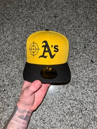 Image 3 of GLOCK FANS OAKLAND ATHLETICS CUSTOM FITTED CAP