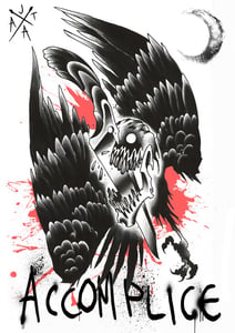 Image of Skull Bird Poster